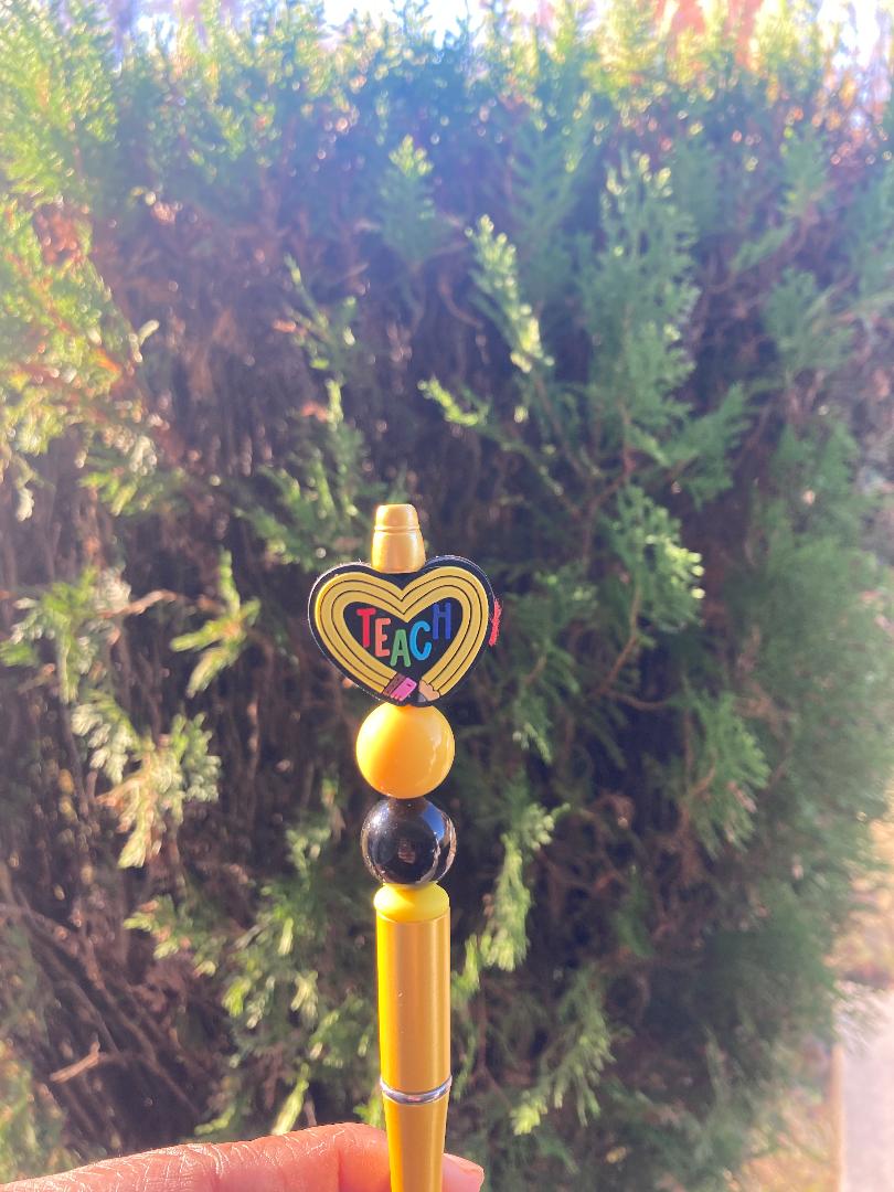 Teacher Beaded Pens