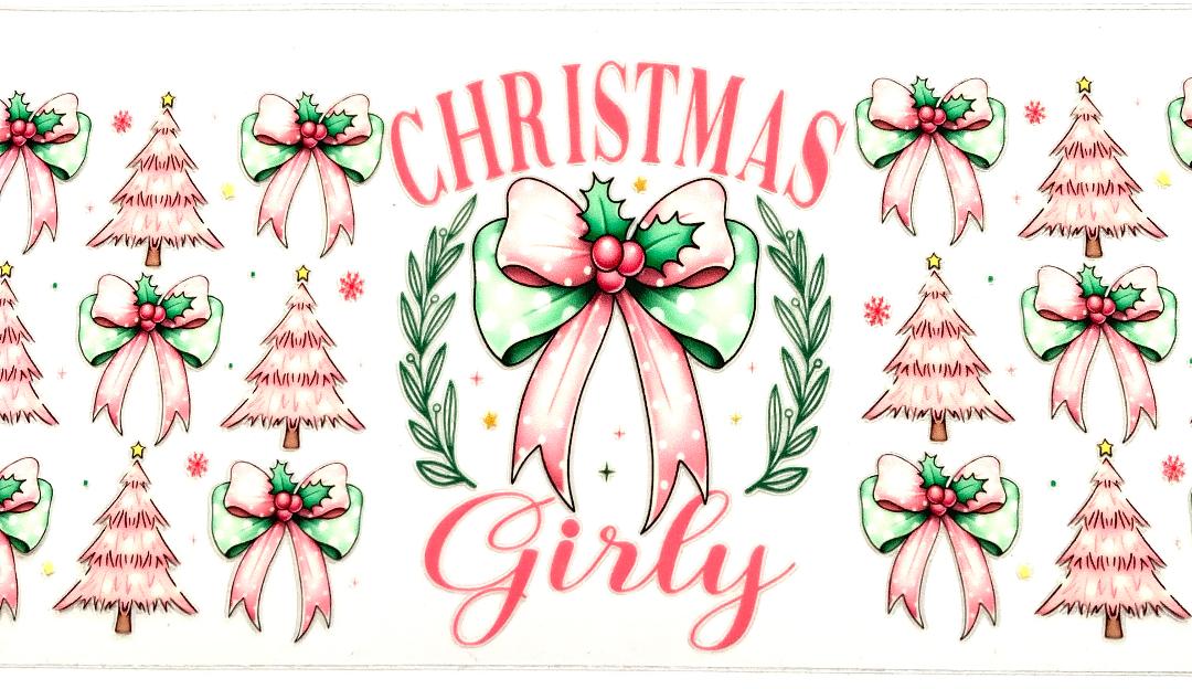 Christmas Girly Cup Wrap