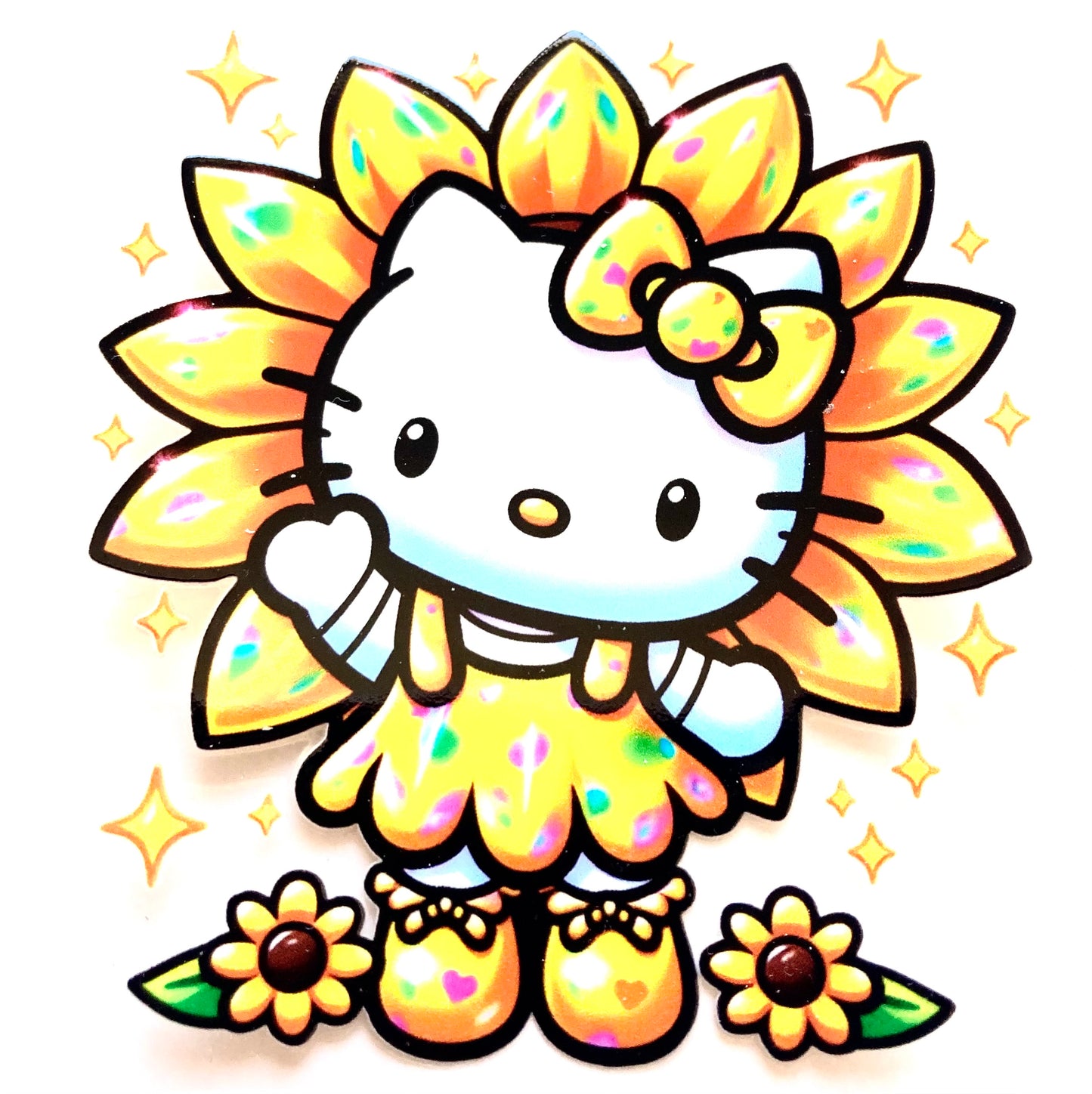Yellow Kitten Cup Wrap