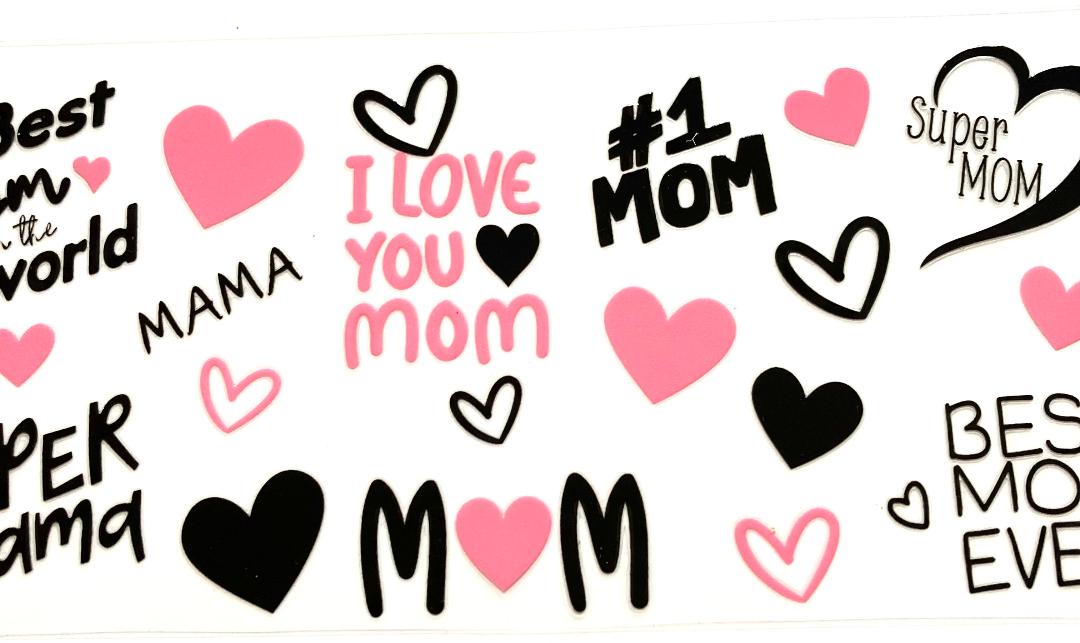 I Love Mom Cup Wrap