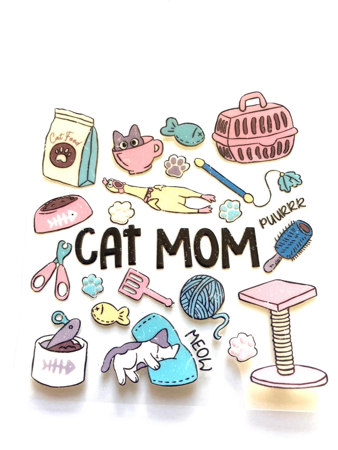 Cat Mom Cup Wrap