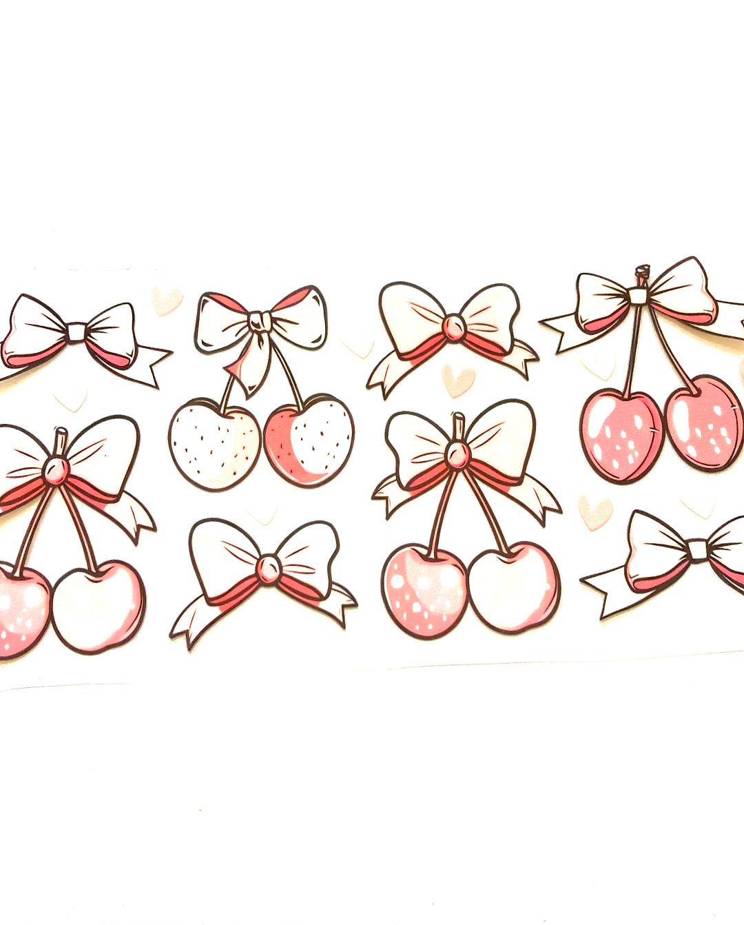 Cherries and Bows Cup Wrap