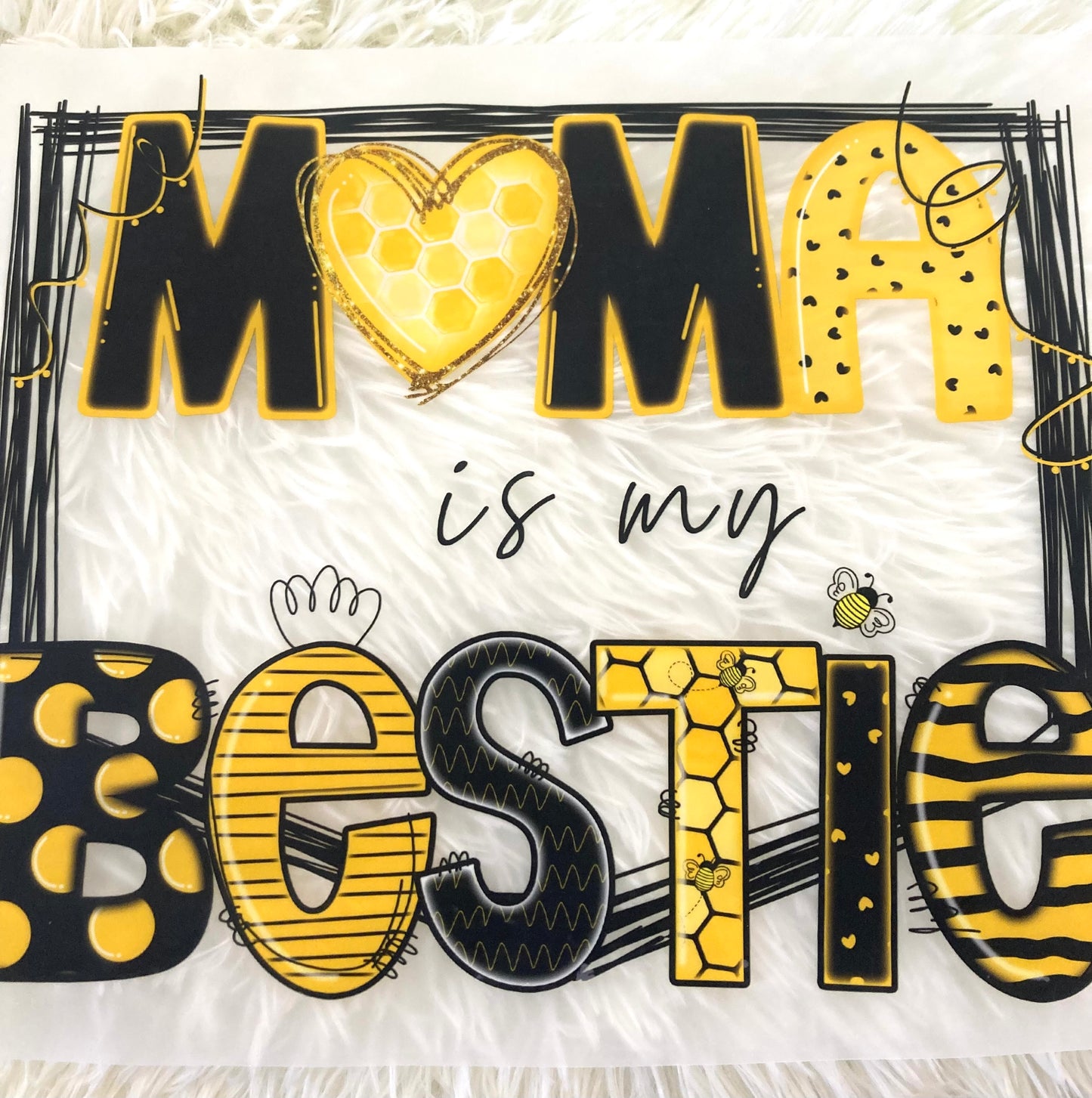 Mama Is My Bestie Tee Shirt Claim