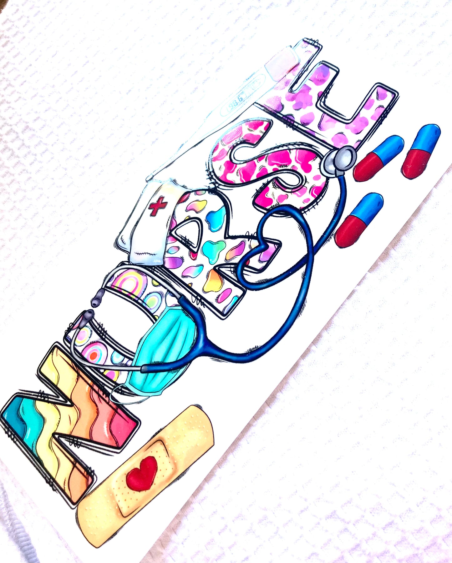 Cute Nurse Cup Wrap