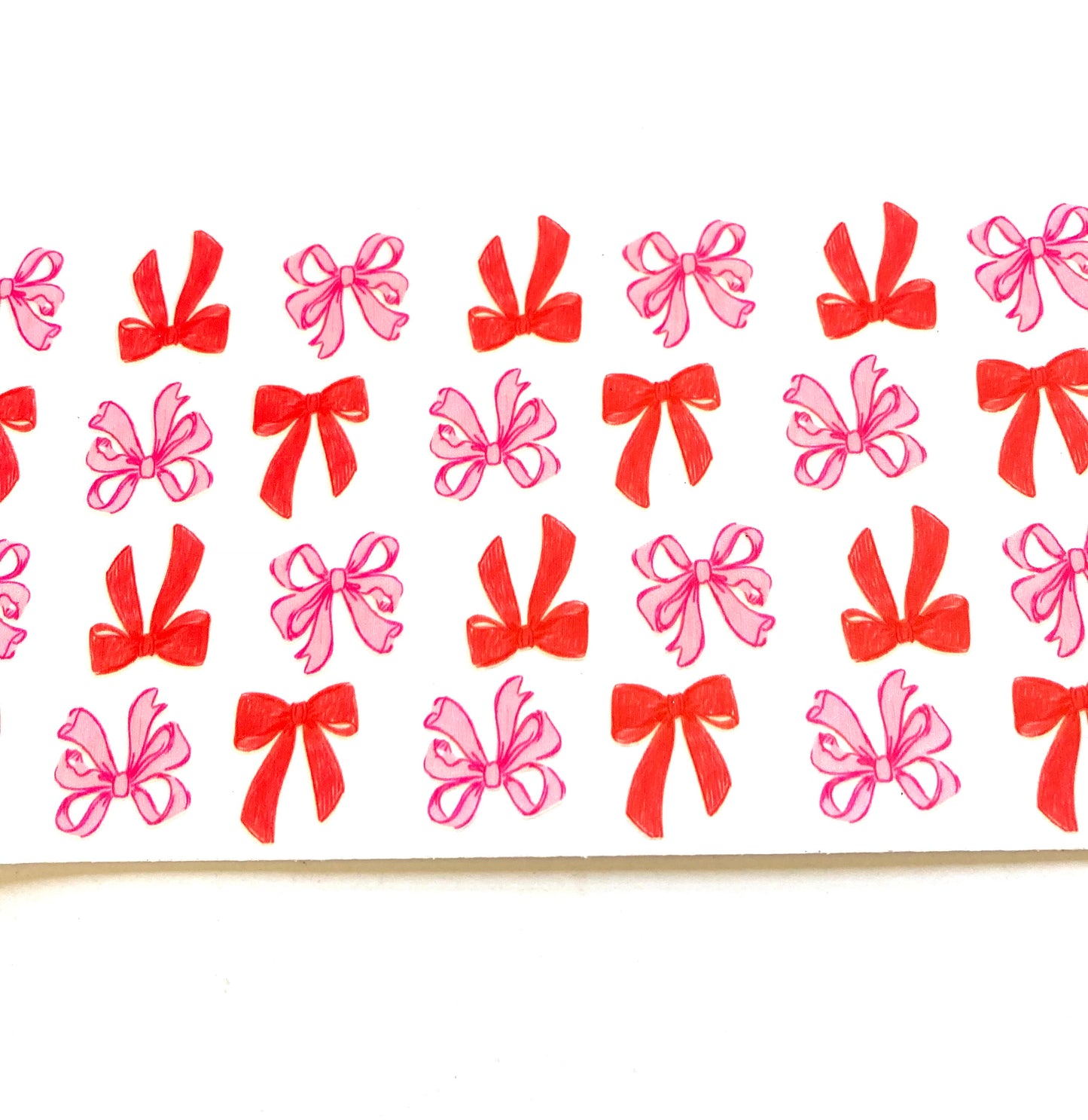 Red And Pink Bows Cup Wrap