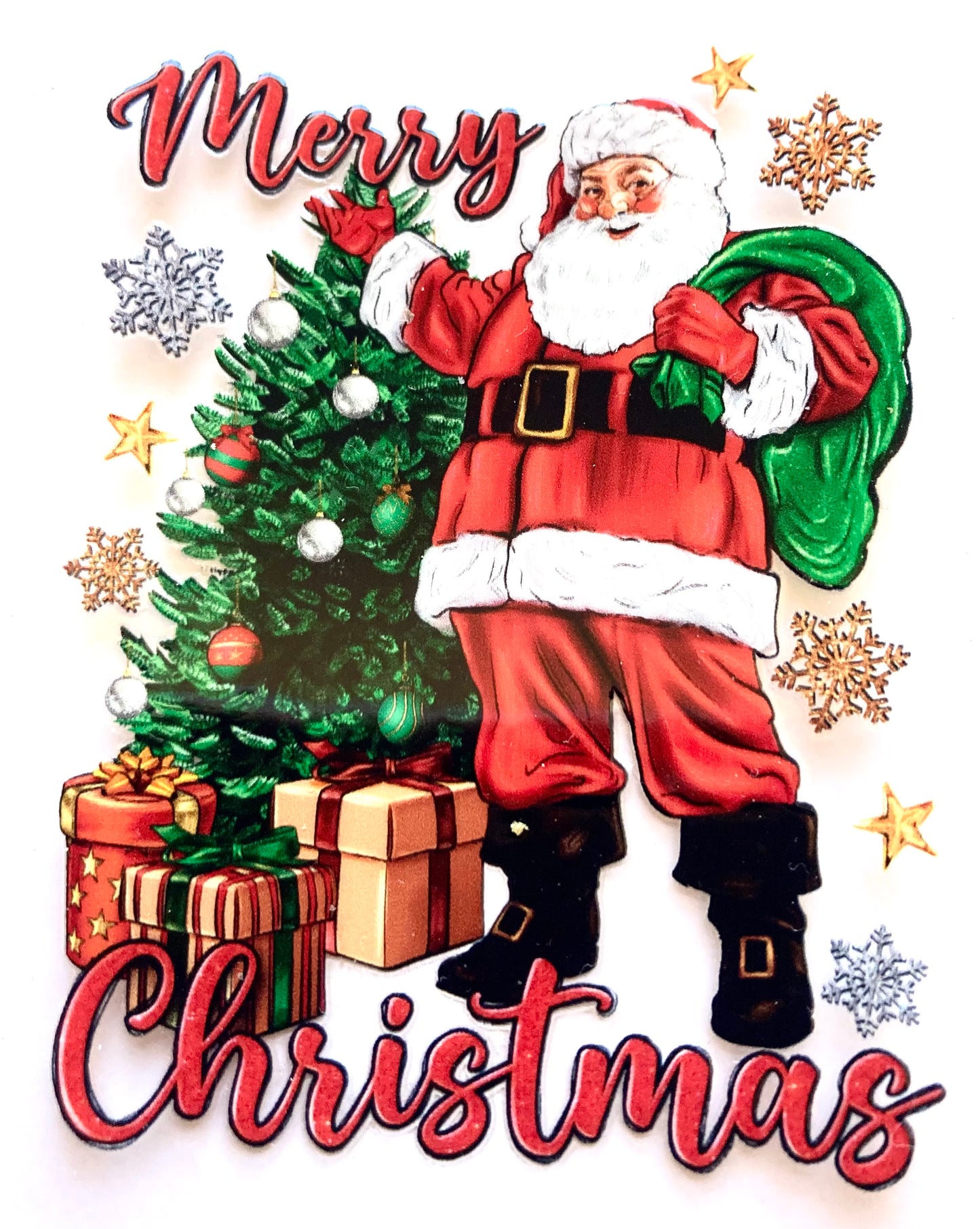 Santa Merry Christmas Cup Wrap