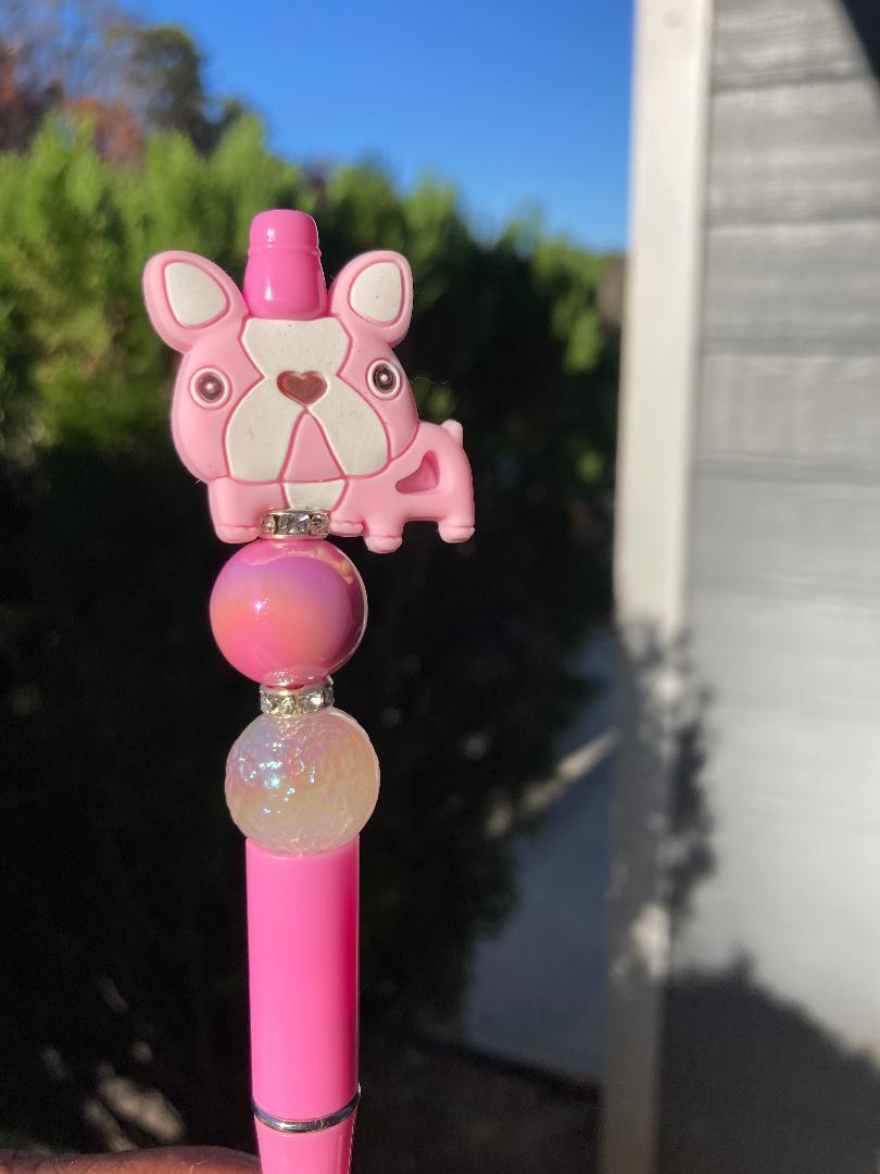 Bulldog Beaded Pen