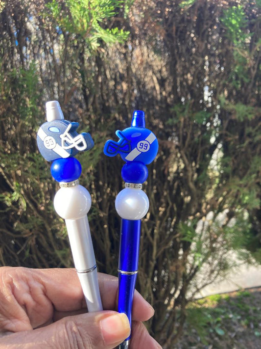 Football Beaded Pen