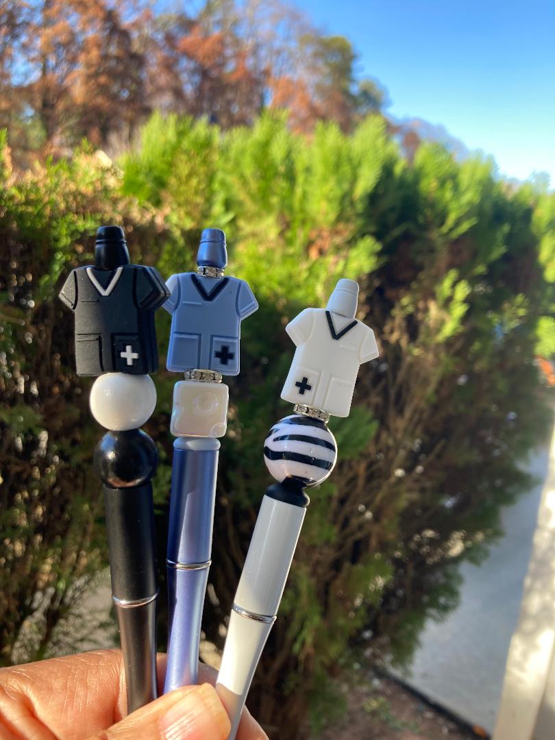 Scrub Nurse Beaded Pens
