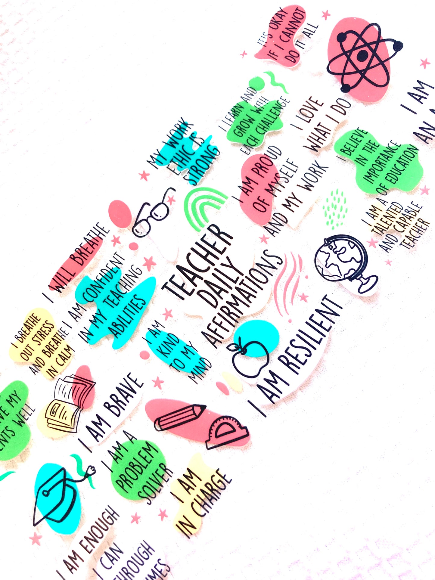 Teacher Daily Affirmation Cup Wrap