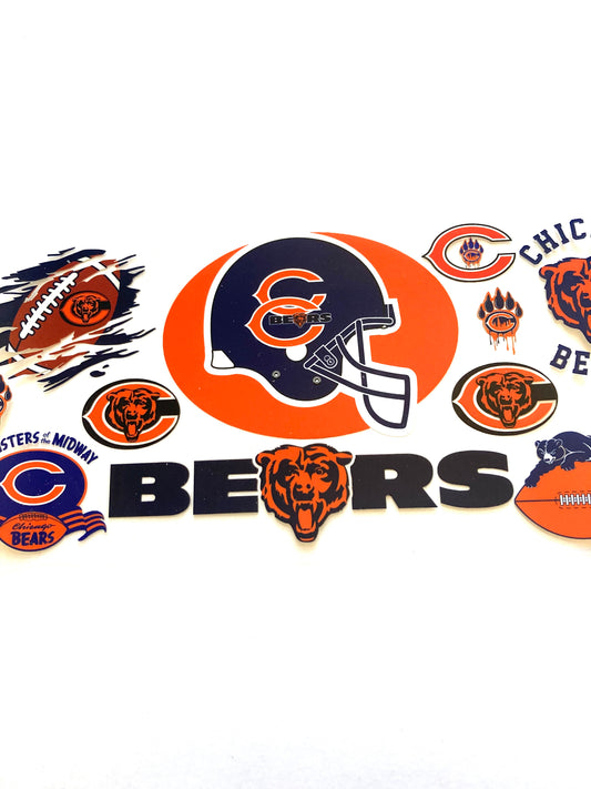 Football Bears Cup Wrap