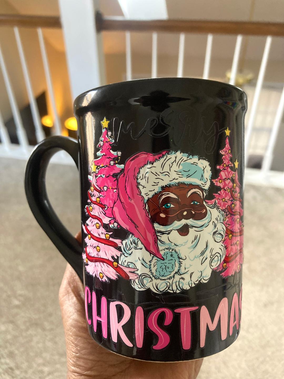 Black Santa Cup Ready To Ship