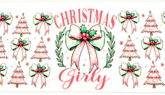 Christmas Girly Cup Wrap