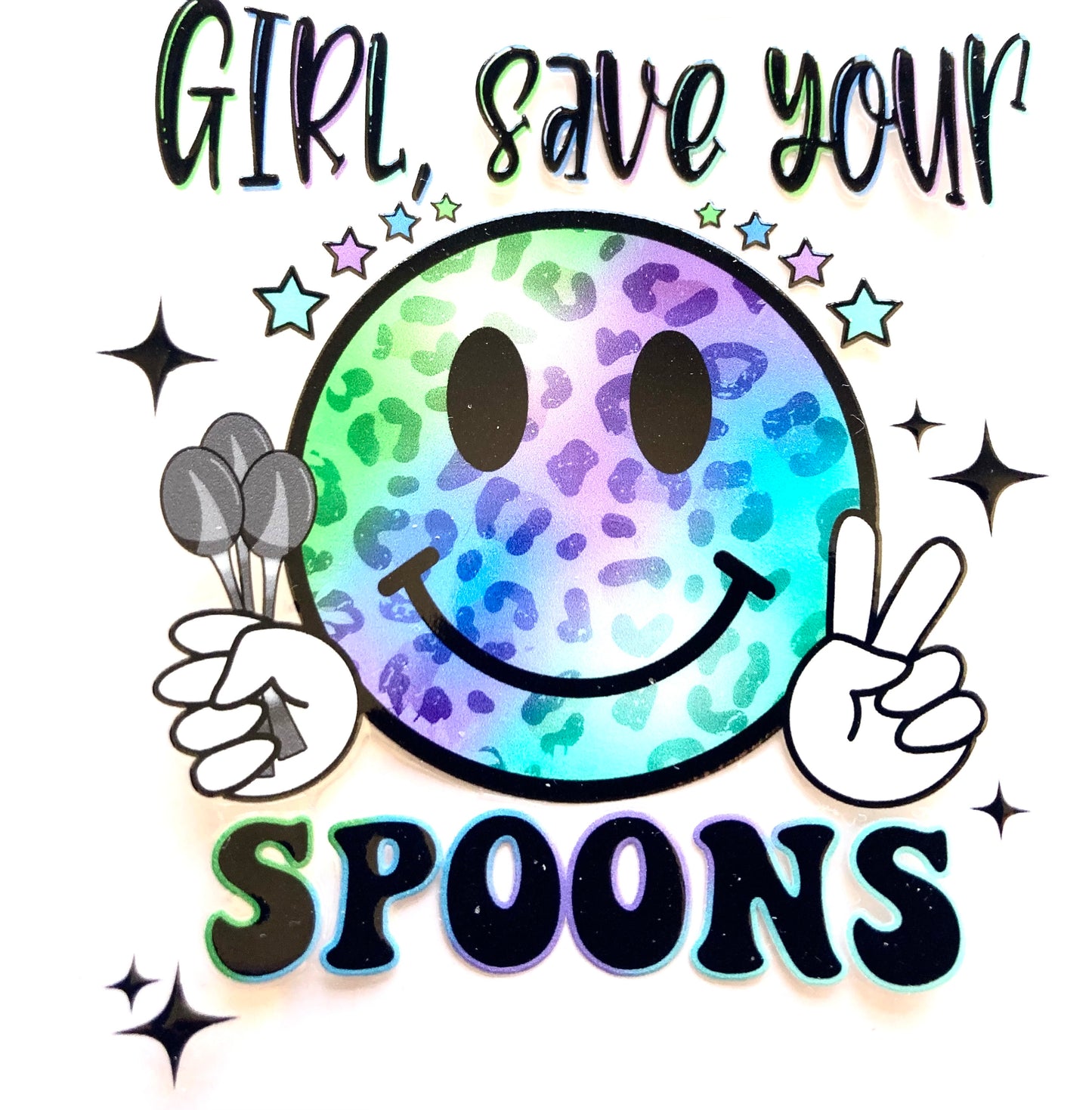 Girl Save Your Spoons Cup Wrap