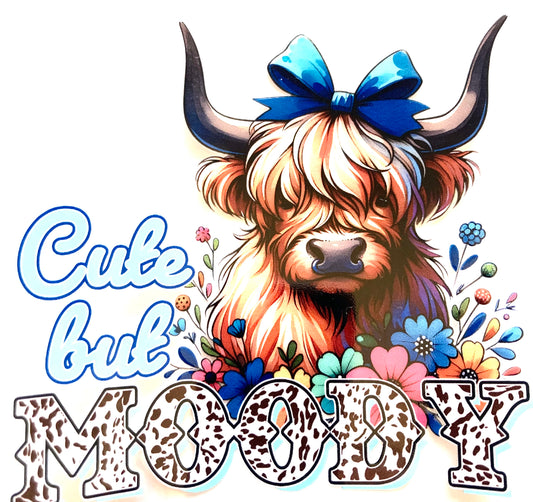 Cute But Moody Cow Cup Wrap