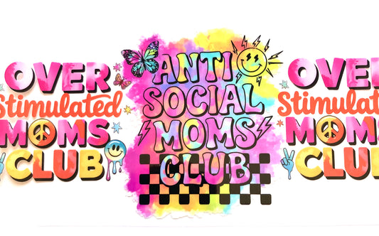 Anti Social Moms Club Cup Wrap