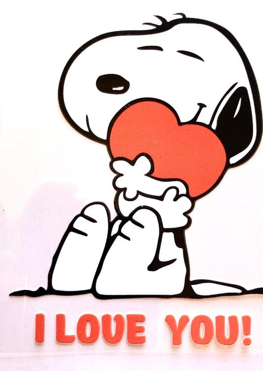 Snoopy Big Heart Cup Wrap