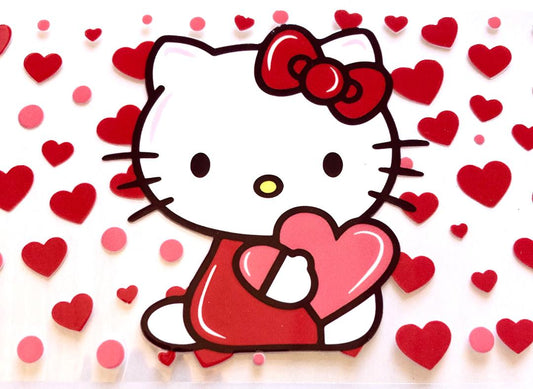 Valentine's Kitty Cup Wrap