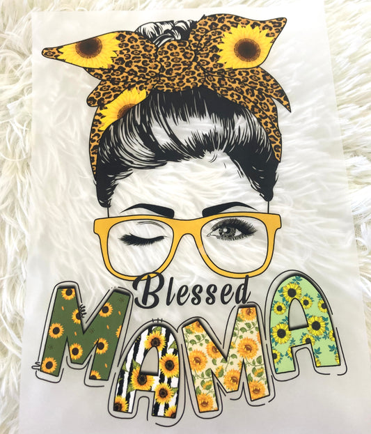 Blessed Mama Tee Shirt Claim