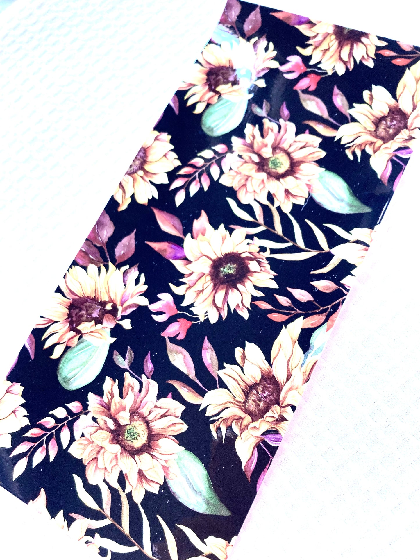 Blue Floral Cup Wrap
