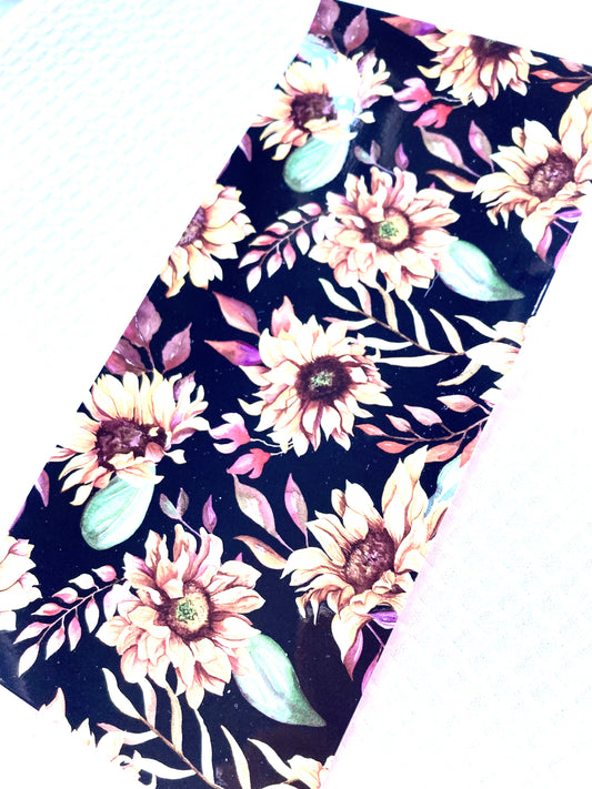 Blue Floral Cup Wrap