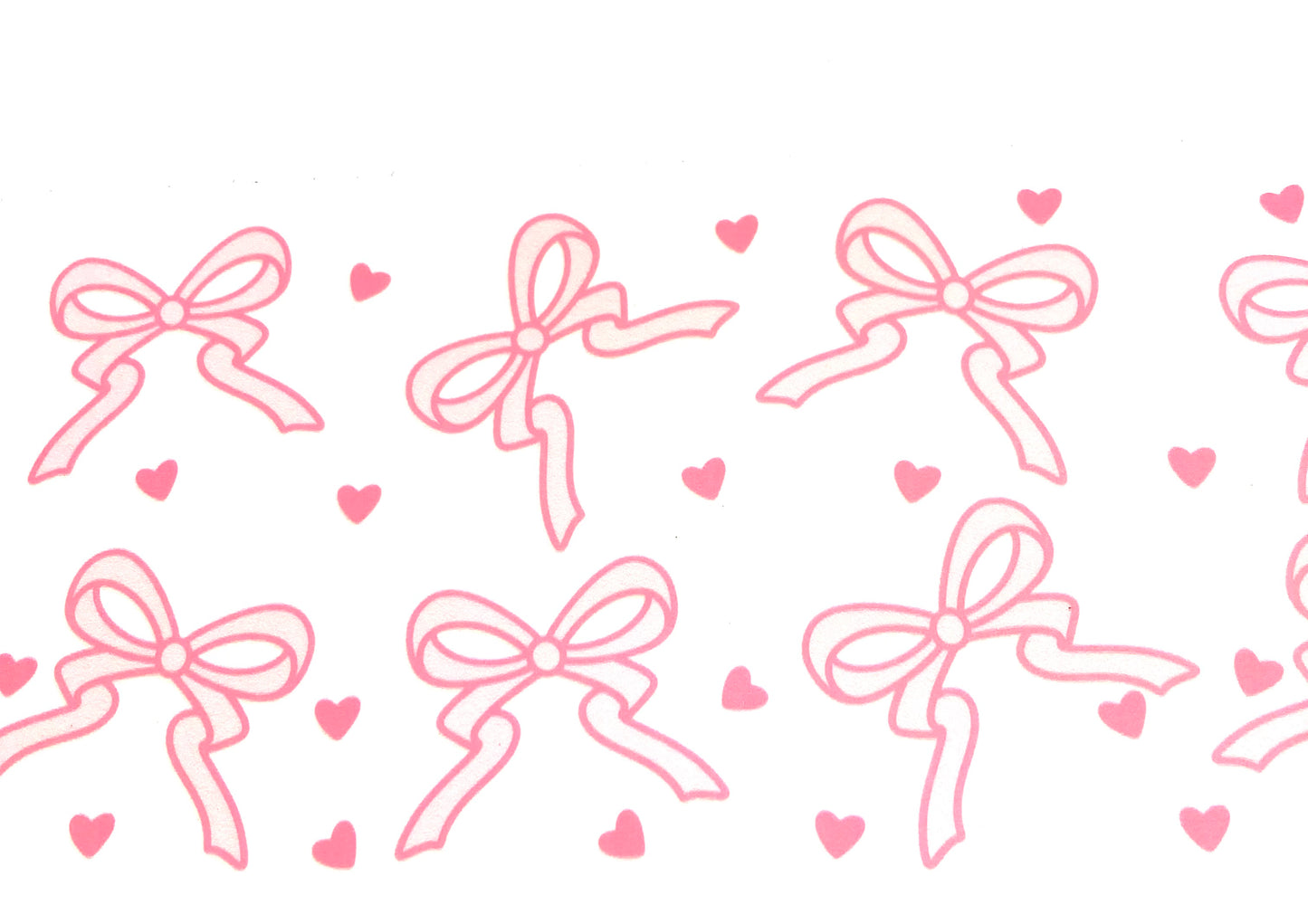 Pink Bows And Hearts Cup Wrap