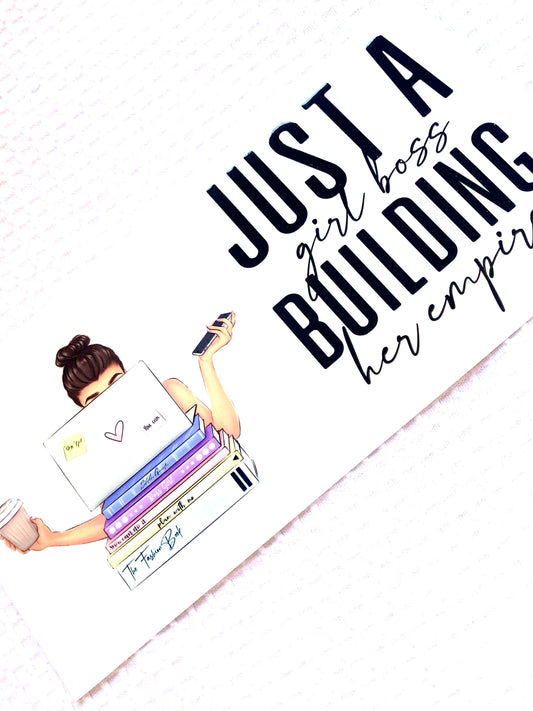 Just A Girl Boss Building Her Empire Cup Wrap