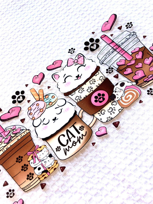 Cat Mom Cup Wrap