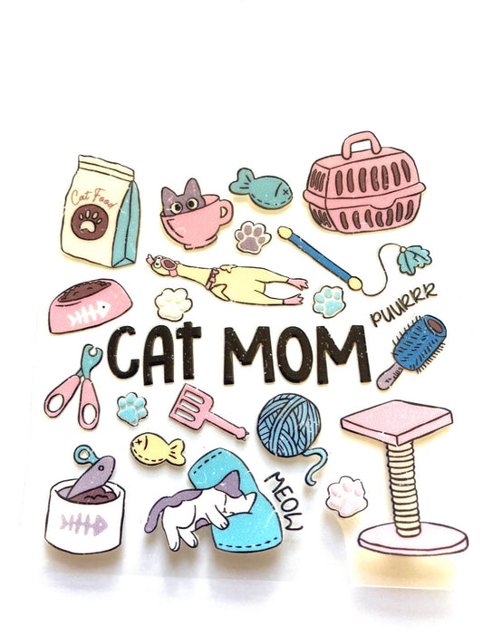 Cat Mom Cup Wrap