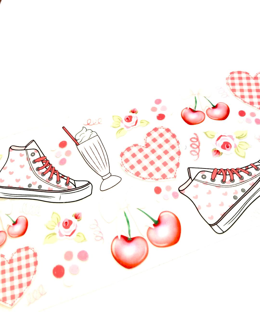 Cherries And Sneakers Cup Wrap