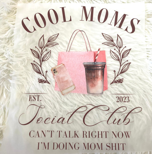 Cool Mom Social Club Tee Shirt Claim