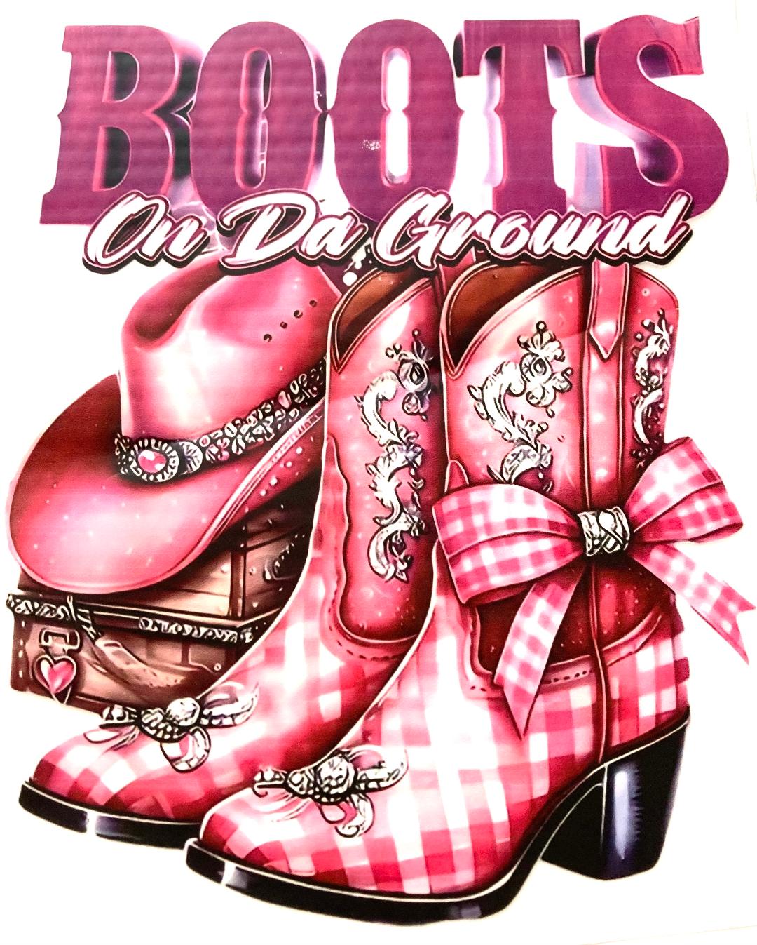 Boots On Da Ground Tee Shirt Claim