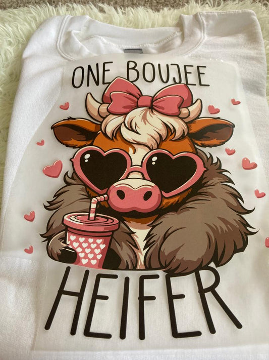 One Boujee Heifer Tee Shirt Claim
