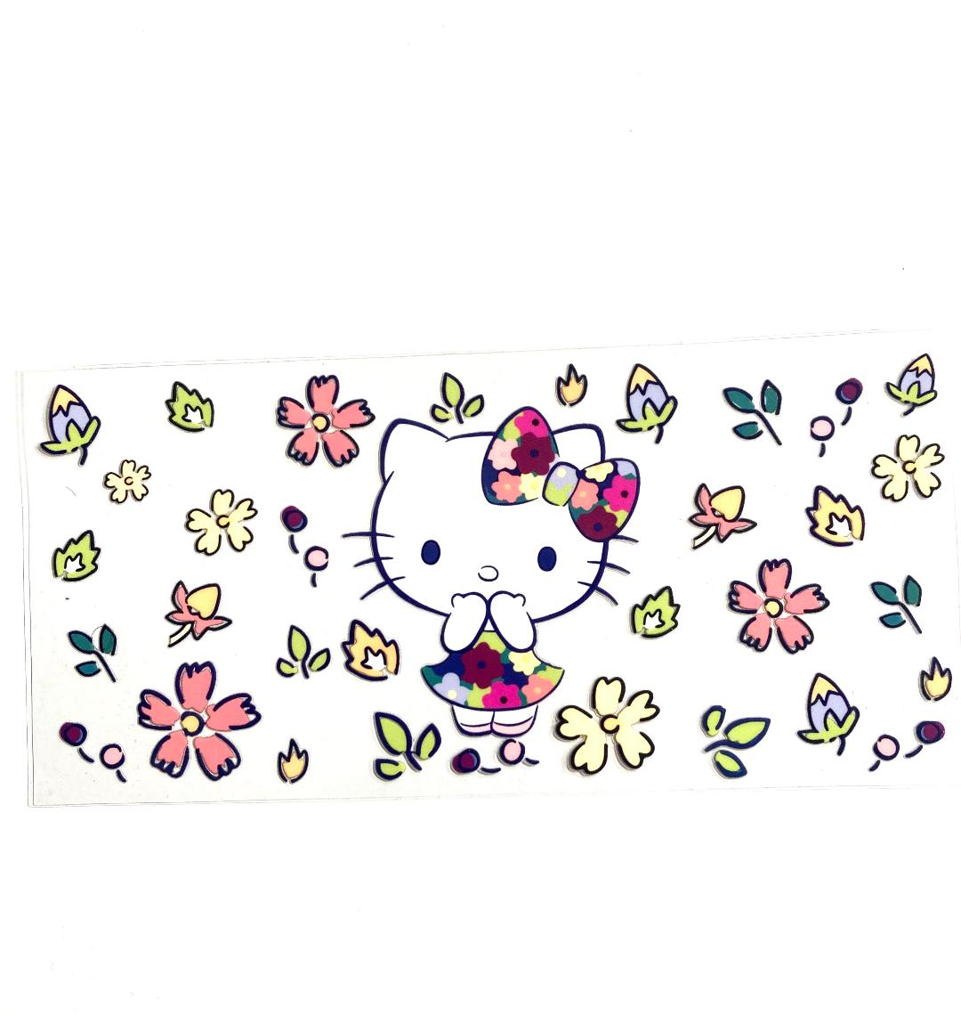 Flower Kitty Cup Wrap