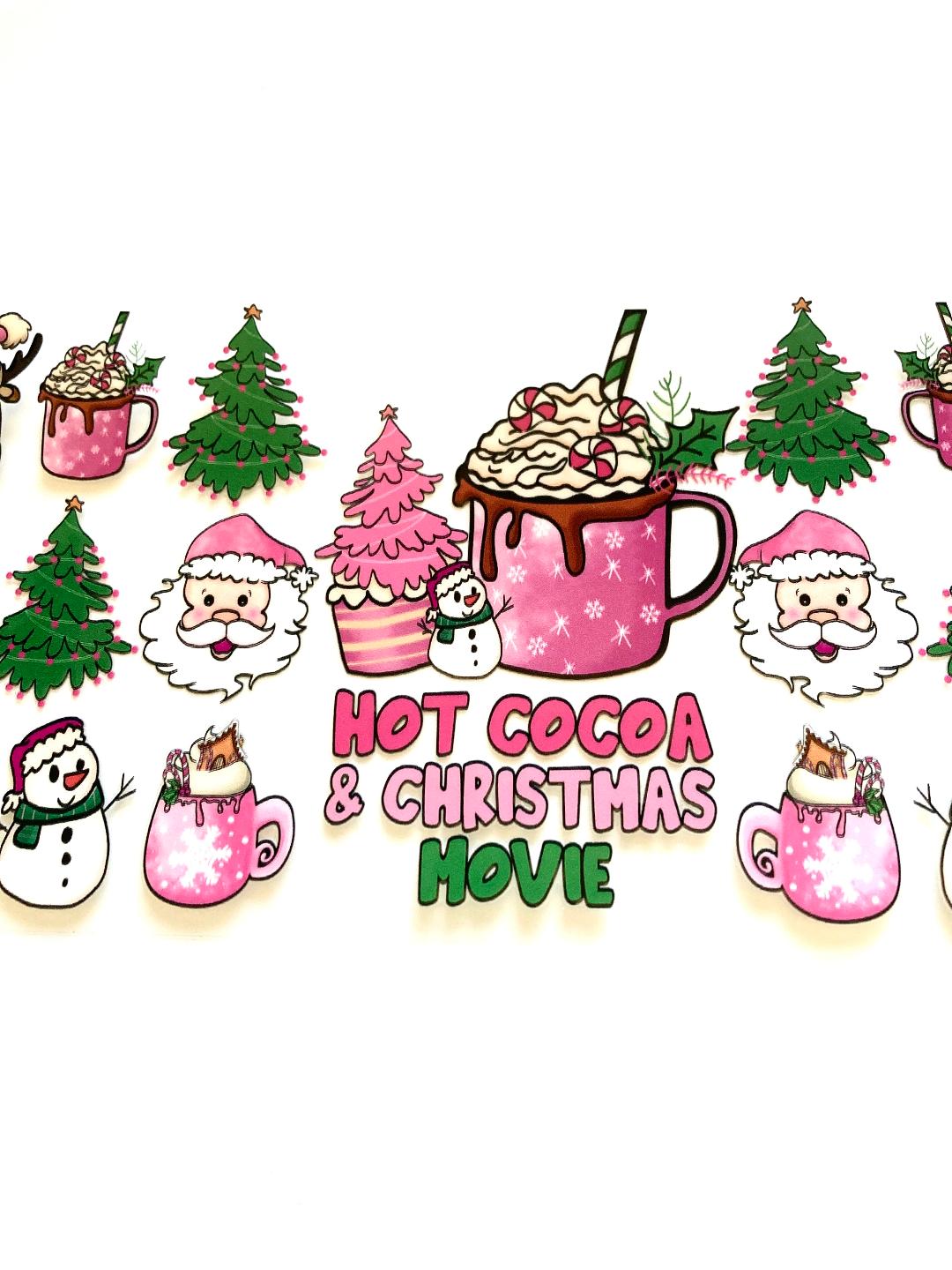 Hot Cocoa And Christmas Movies Cup Wrap