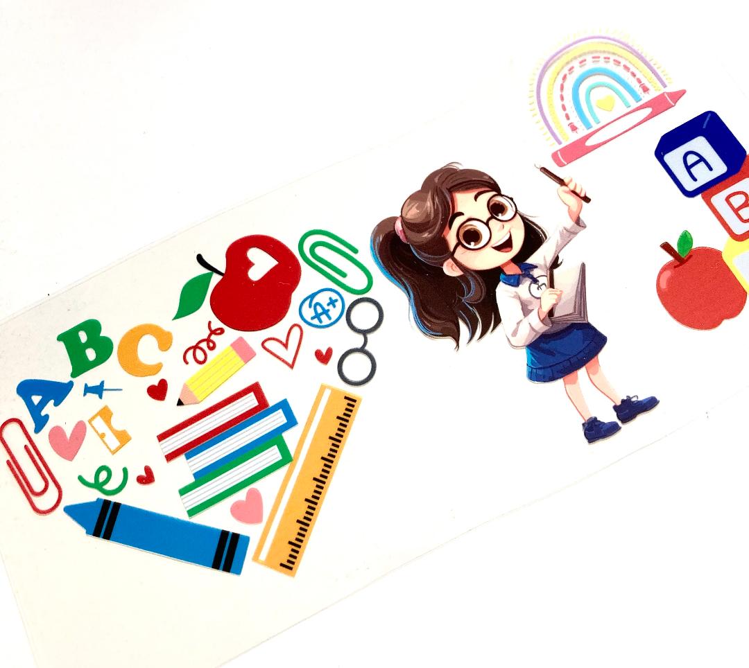 Little Miss School Teacher Cup Wrap