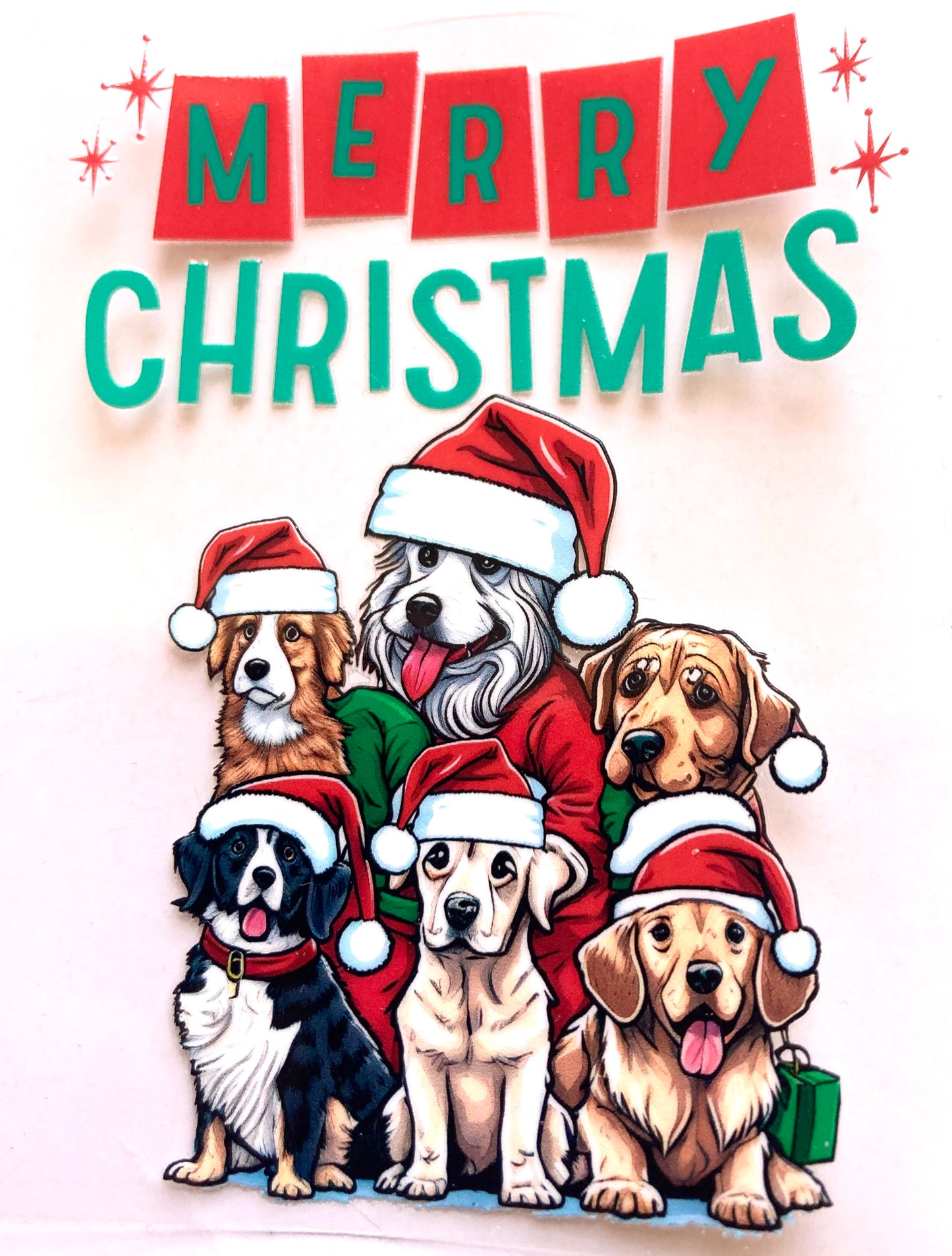 Puppies Merry Xnas Cup Wrap