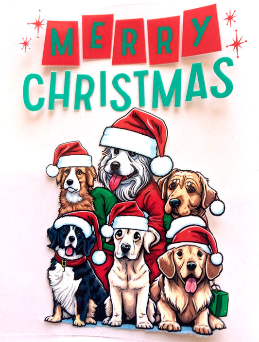 Puppies Merry Xnas Cup Wrap