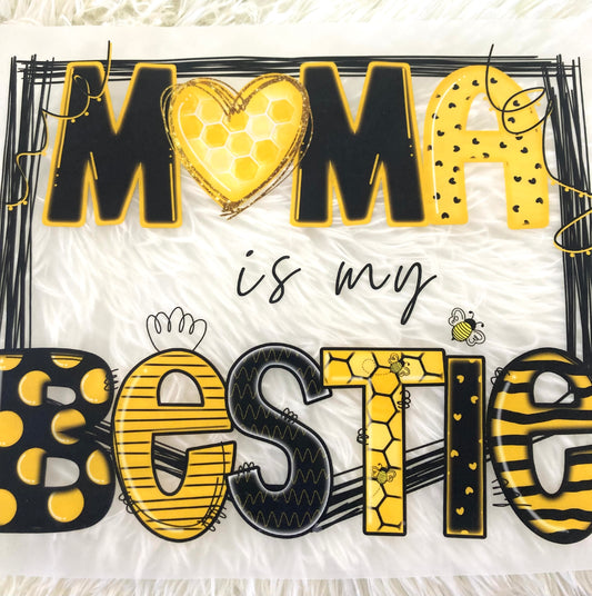 Mama Is My Bestie Tee Shirt Claim