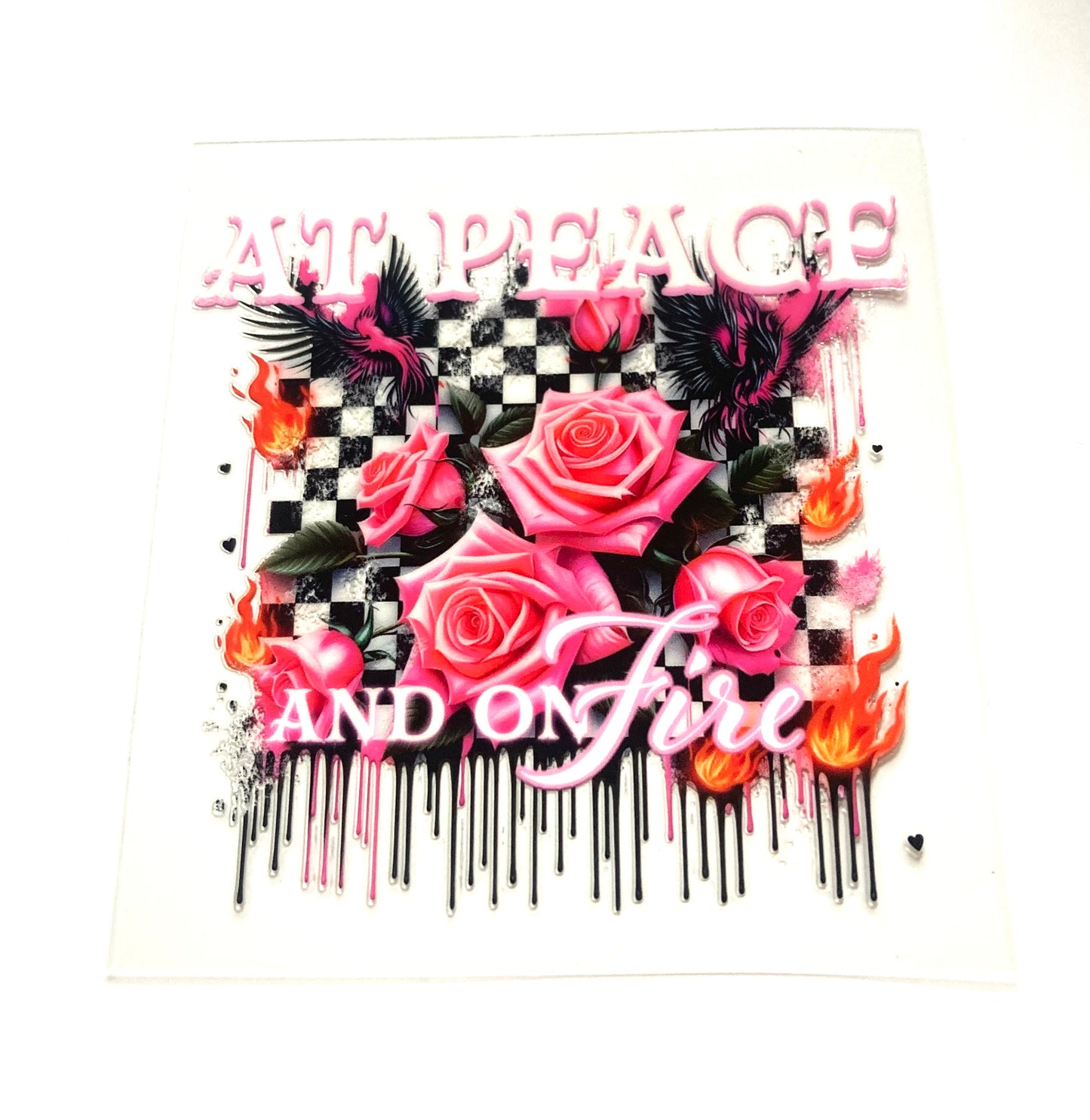 At Peace And On Fire Cup Wrap