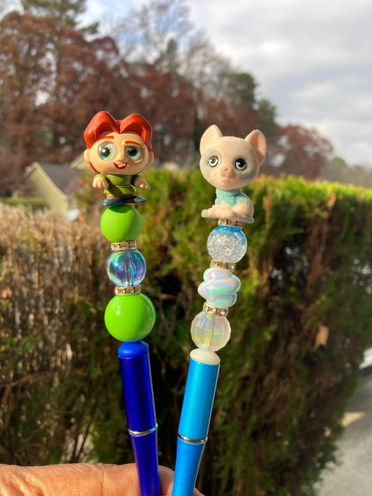 Character Beaded Pen