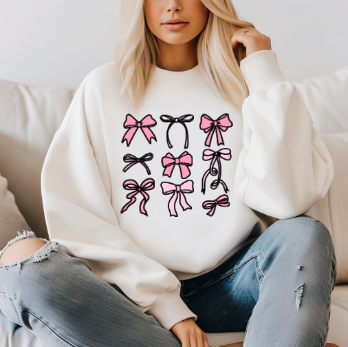 Pink Bows Sweatshirt