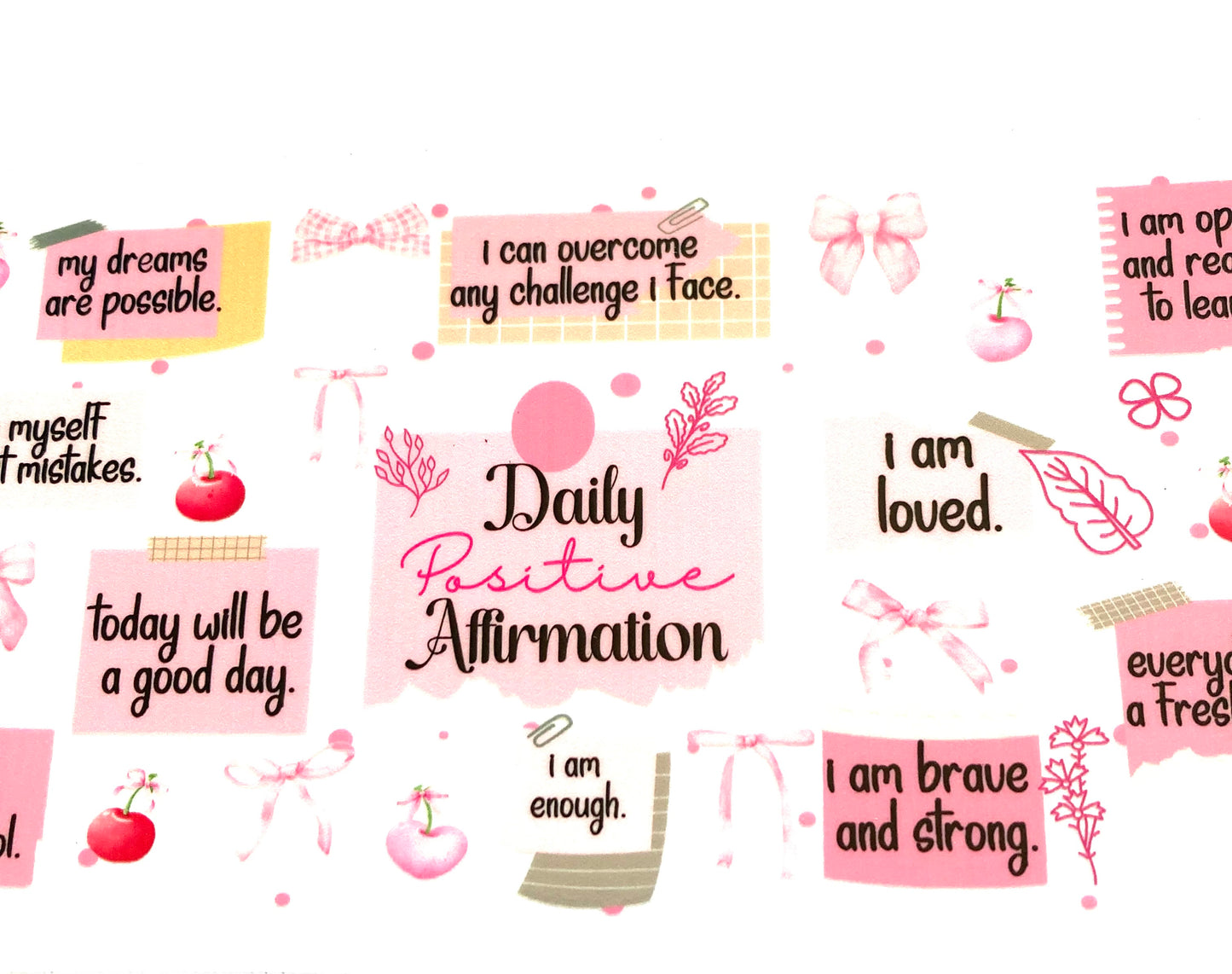 Positive Affirmation Cup Wrap