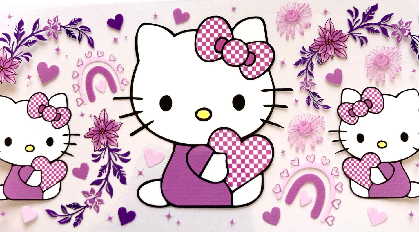 My Purple Kitty Cup Wrap