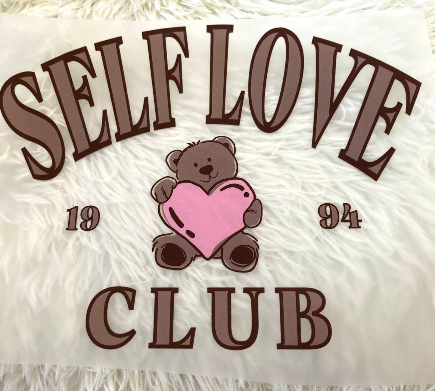 Self Love Club Tee Shirt Claim