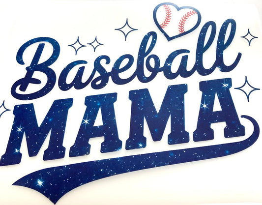Blue Baseball Mama Tshirt Claim