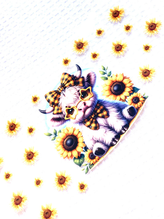Sunflower Cow Cup Wrap