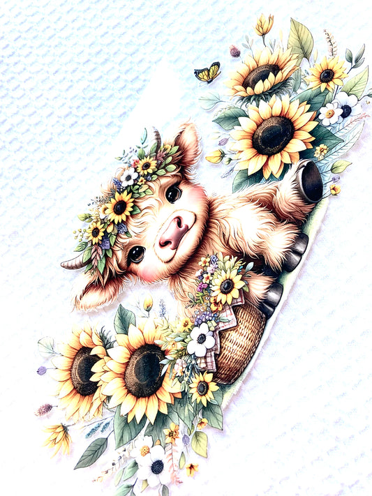 Sunflower Girl Cup Wrap