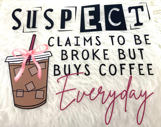 Suspect Everyday Tee Shirt Claim