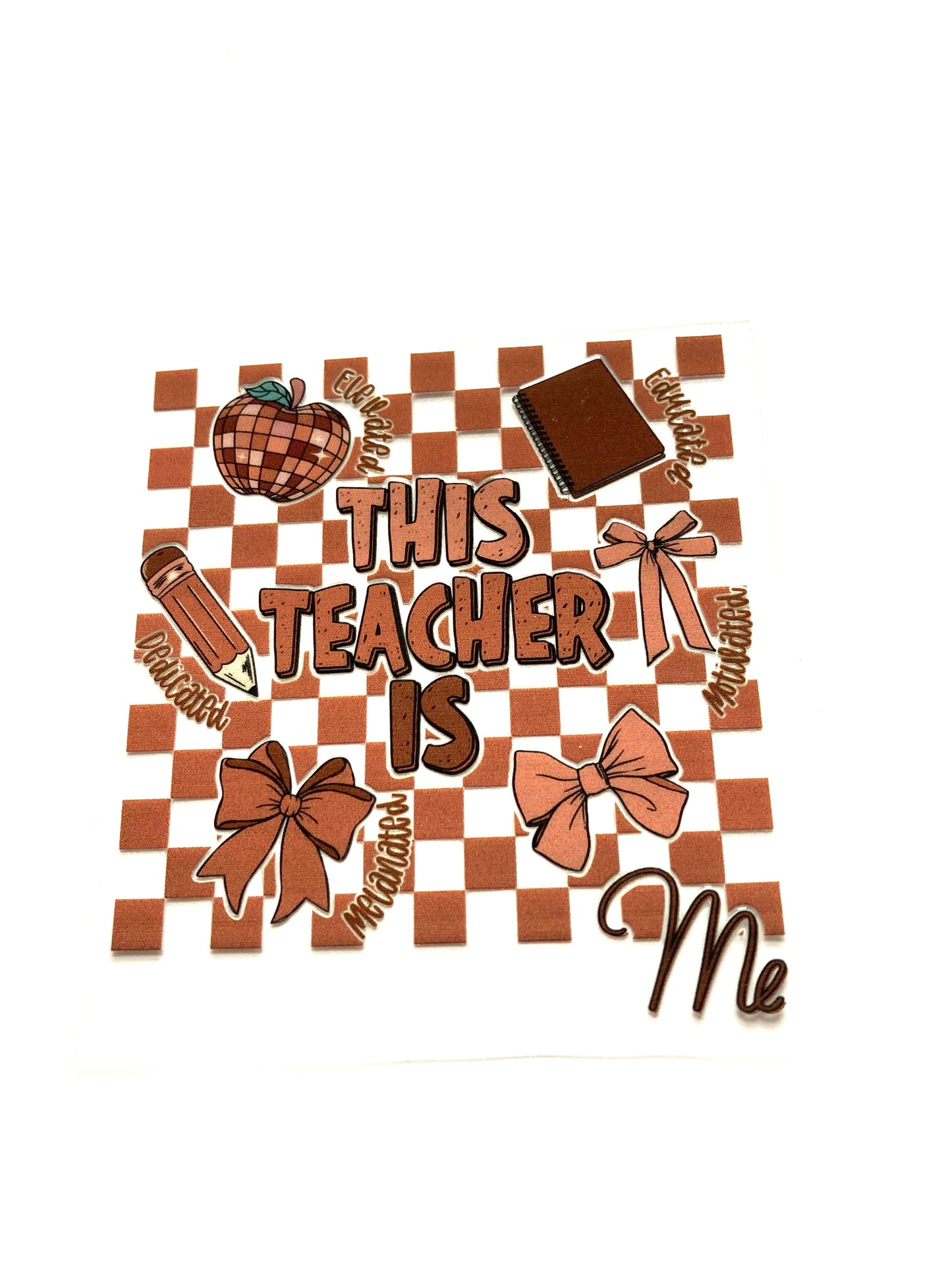 This Teacher Is Me Cup Wrap